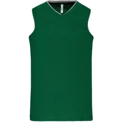 Camiseta baloncesto infantil poliéster Dark Kelly Green 10/12 ans