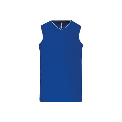 Camiseta baloncesto mujer poliéster Azul L