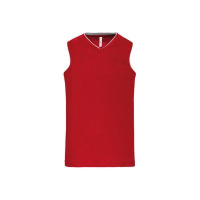 Camiseta baloncesto mujer poliéster Sporty Red XL