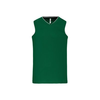 Camiseta baloncesto mujer poliéster Verde M