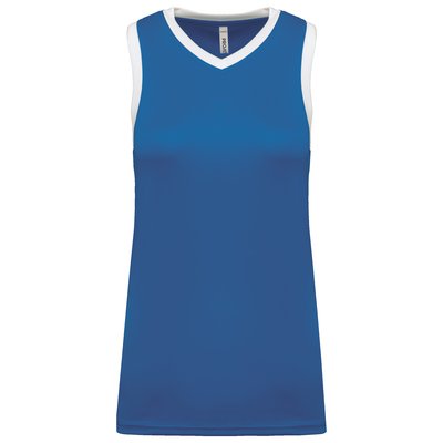 Camiseta baloncesto para mujer Sporty Royal Blue / White M