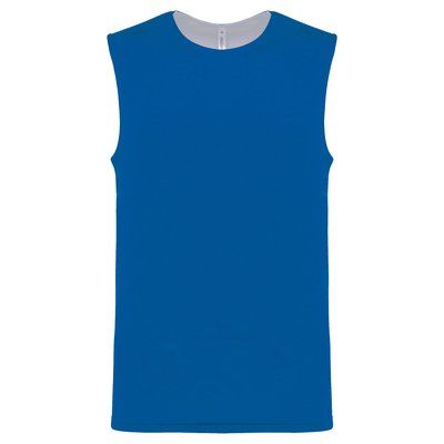 Camiseta Baloncesto Reversible Azul XS