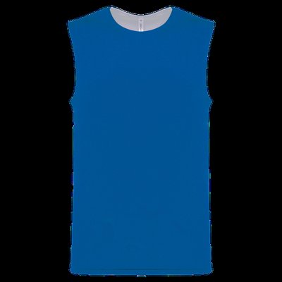 Camiseta Baloncesto Reversible Sporty Royal Blue / White XL