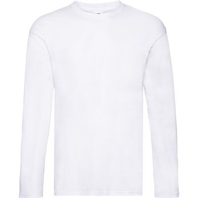 Camiseta Básica manga larga algodón White XXL