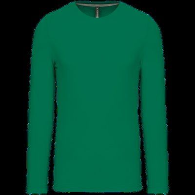 Camiseta básica de manga larga chico Kelly Green L