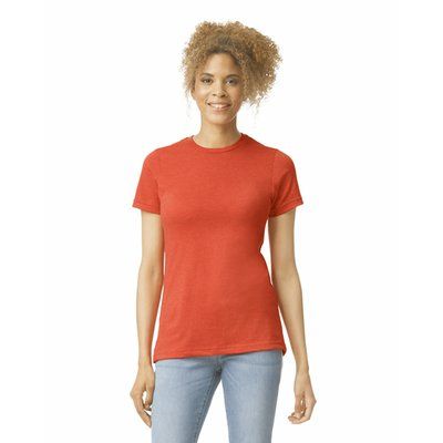 Camiseta básica para mujer Red Mist XXL