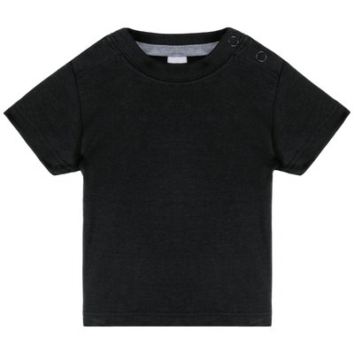 Camiseta bebé 100% algodón Black 12M