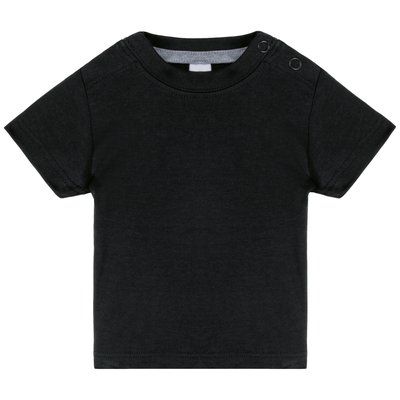 Camiseta bebé 100% algodón Black 6M