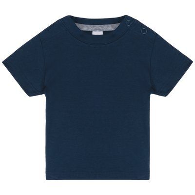 Camiseta bebé 100% algodón Navy 6M