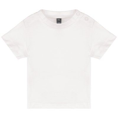 Camiseta bebé 100% algodón White 6M