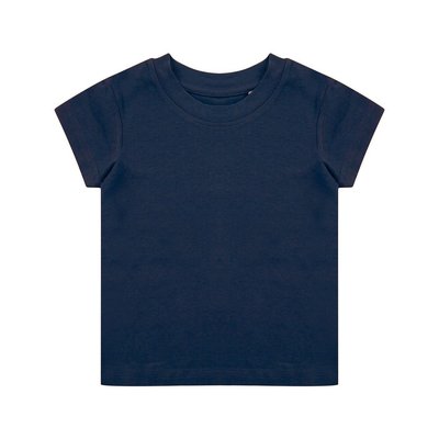 Camiseta para bebé de algodón orgánico Azul 3/6M