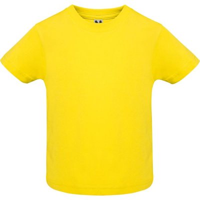 Camiseta de bebé manga corta Amarillo 12 MESES