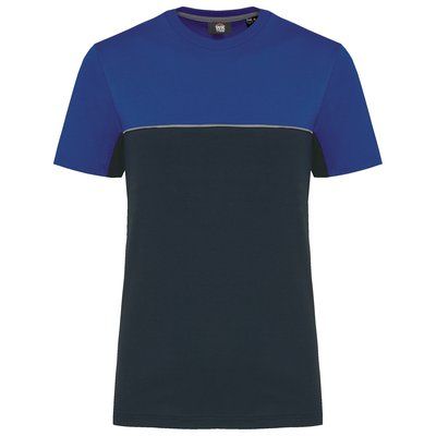 Camiseta bicolor eco Navy / Royal Blue XS