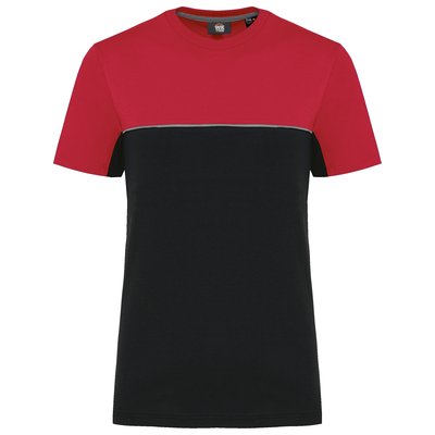 Camiseta bicolor eco Rojo L