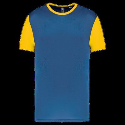 Camiseta bicolor infantil Sporty Royal Blue / Sporty Yellow 8/10 ans