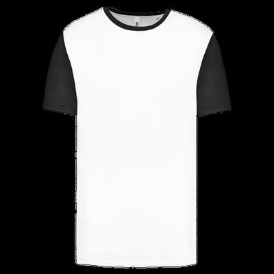 Camiseta bicolor infantil White / Black 4/6 ans