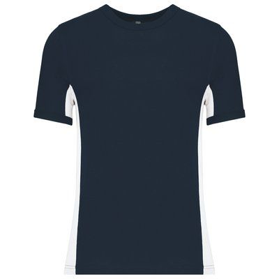 Camiseta bicolor manga corta Navy / White M