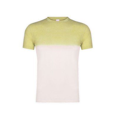 Camiseta Bicolor Unisex VERDE OSCURO S