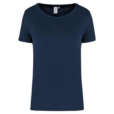 Camiseta Bio mujer algodón orgánico Azul S