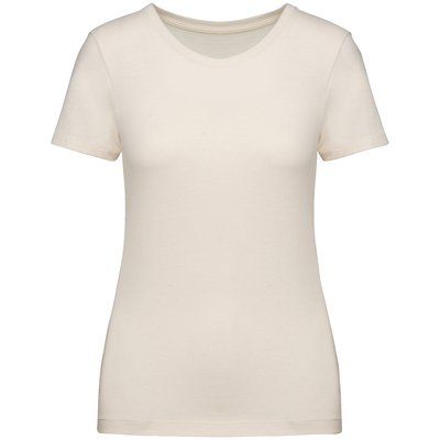 Camiseta chica algodón orgánico Beige M