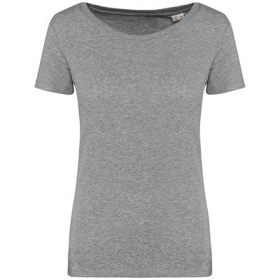 Camiseta chica algodón orgánico Gris XXL