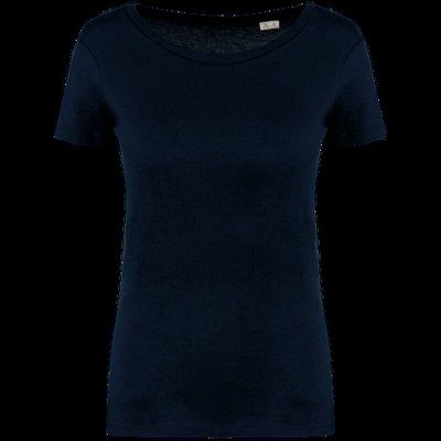 Camiseta chica algodón orgánico Navy Blue XXL