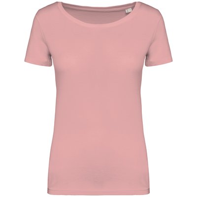 Camiseta chica algodón orgánico Rosa XL