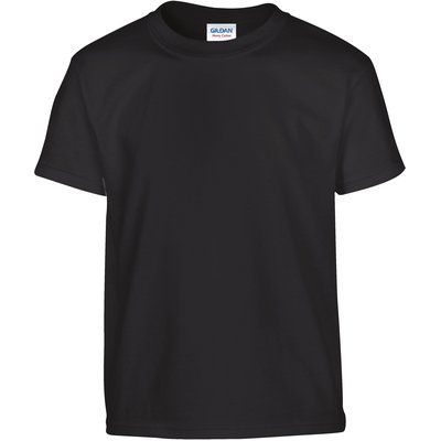 Camiseta clásica infantil de algodón Black XS