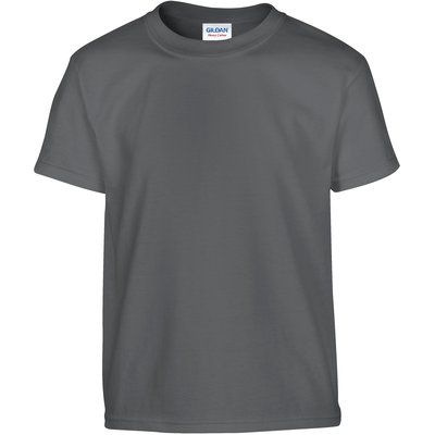 Camiseta clásica infantil de algodón Charcoal S