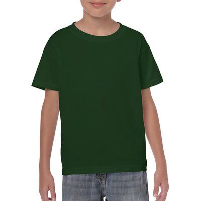 Camiseta clásica infantil de algodón Forest Green (x72) M