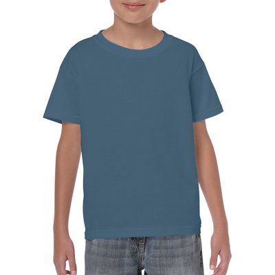 Camiseta clásica infantil de algodón Indigo Blue (x72) L