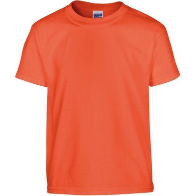 Camiseta clásica infantil de algodón Orange M