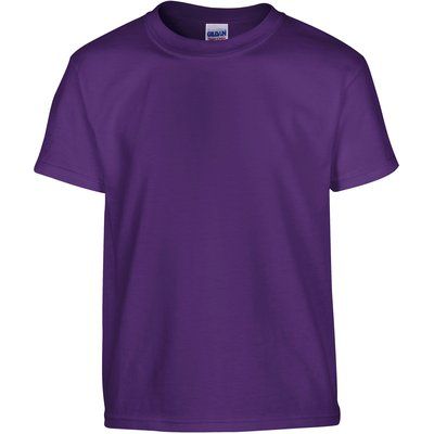 Camiseta clásica infantil de algodón Purple S