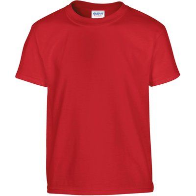 Camiseta clásica infantil de algodón Red S