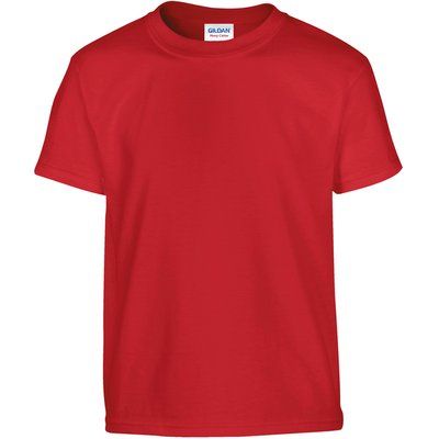 Camiseta clásica infantil de algodón Red XL