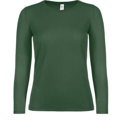 Camiseta clásica manga larga mujer Bottle Green M