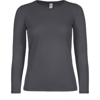 Camiseta clásica manga larga mujer Gris XXL