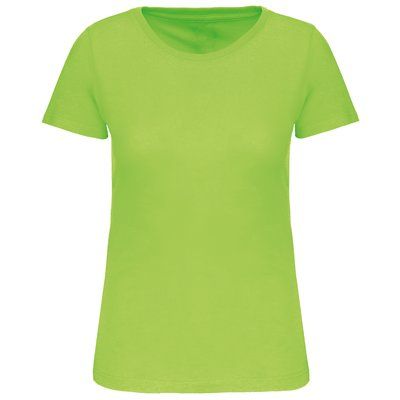 Camiseta clásica de mujer Amarillo / Verde 3XL