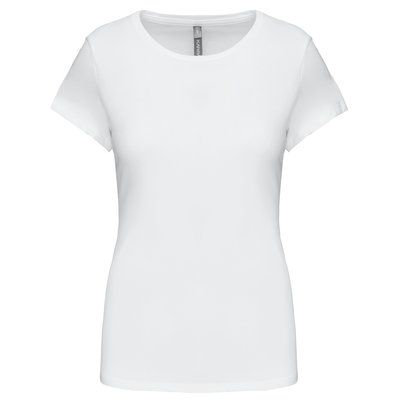 Camiseta Color jaspeado mujer Blanco L