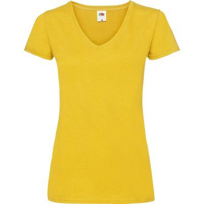 Camiseta de corte femenino Amarillo XXL