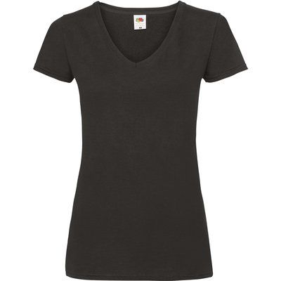 Camiseta de corte femenino Negro XXL