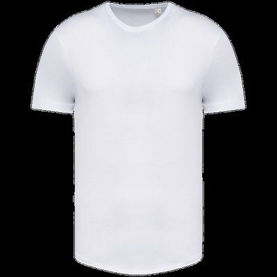 Camiseta Corte regular con dobladillo White XL