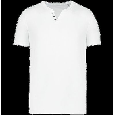 Camiseta cuello 3 botones White L