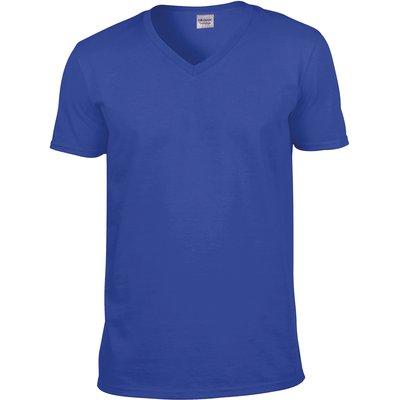 Camiseta cuello de pico Azul XL