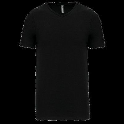 Camiseta cuello de pico Color jaspeado Black XXL