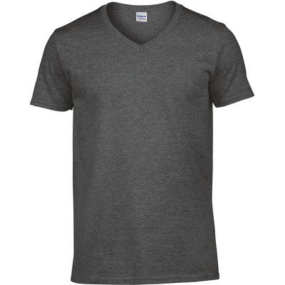 Camiseta cuello de pico Dark Heather S