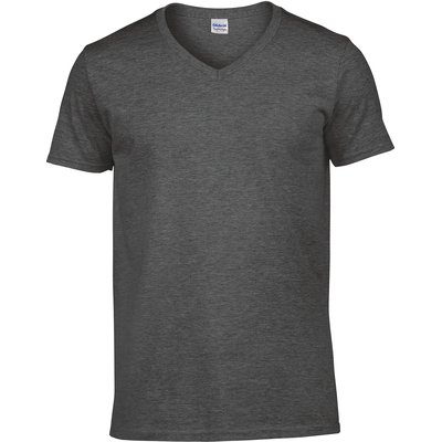 Camiseta cuello de pico Gris L