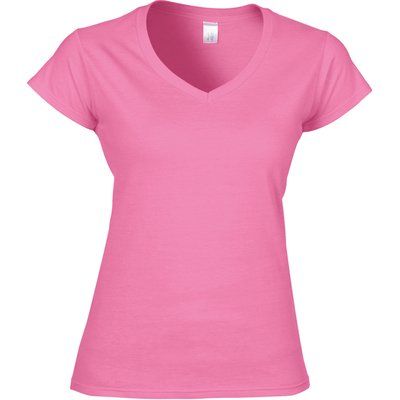 Camiseta cuello de pico para mujer de corte entallado Azalea S