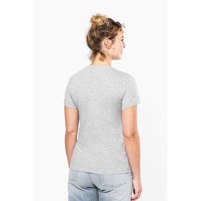 Camiseta cuello de pico mujer