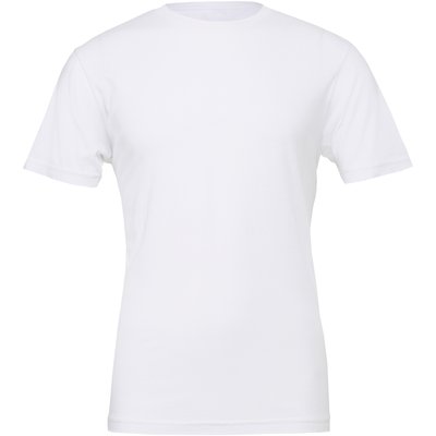 Camiseta cuello redondo unisex Blanco XL